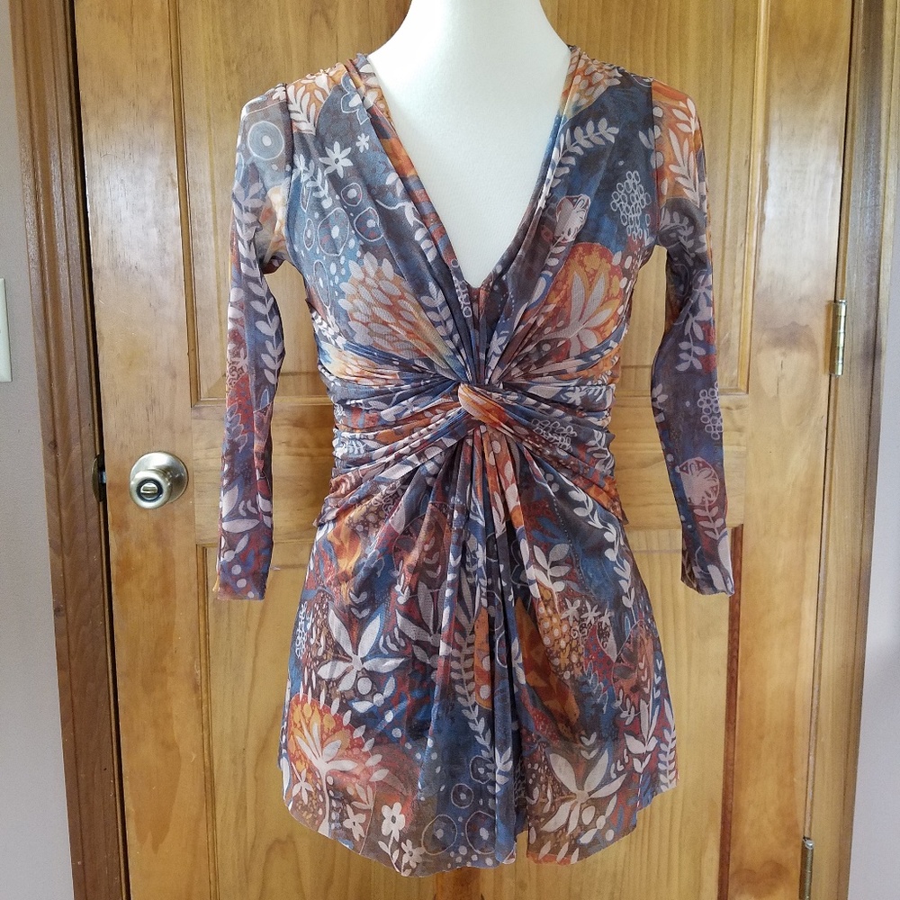 Weston Wear Wrap Front Top